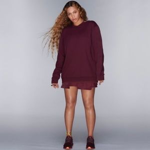 NWT adidas x IVY PARK Crewneck - Maroon. Size L